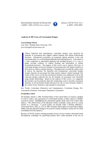 International Journal of Instruction  ● Analysis of 100 Years of Curriculum Designs