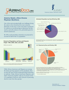 America Needs a More Diverse Physician Workforce