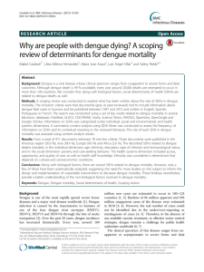 Why are people with dengue dying? A scoping Open Access