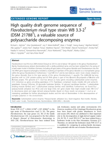 High quality draft genome sequence of (DSM 21788