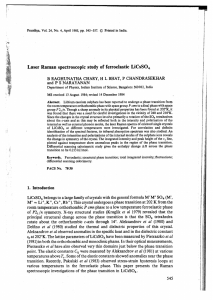 LiCsSOL Raman of Laser