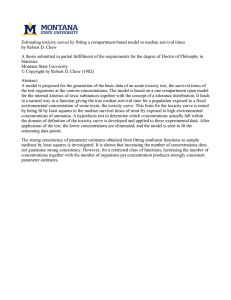 Estimating toxicity curves by fitting a compartment-based model to median... by Robert D. Chew