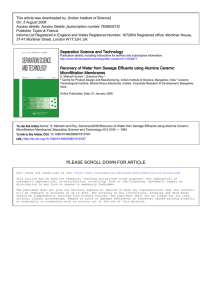 This article was downloaded by: [Indian Institute of Science] On: 5 August 2008