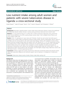 Low nutrient intake among adult women and Uganda: a cross-sectional study