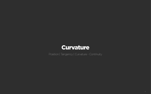 Curvature Position | Tangency | Curvature - Continuity 1