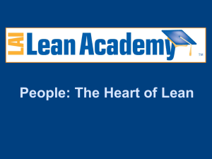 People: The Heart of Lean