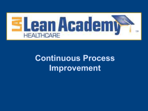 Continuous Process Improvement