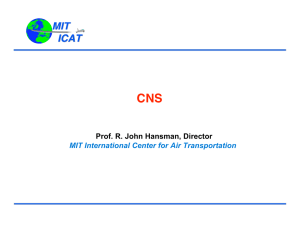 CNS MIT ICAT Prof. R. John Hansman, Director