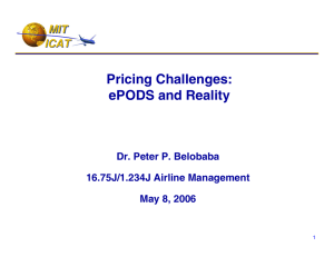 Pricing Challenges: ePODS and Reality MIT ICAT