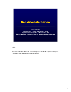 Non-Advocate Review