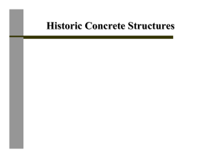 Historic Concrete Structures
