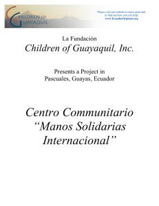 Centro Communitario “Manos Solidarias Internacional”