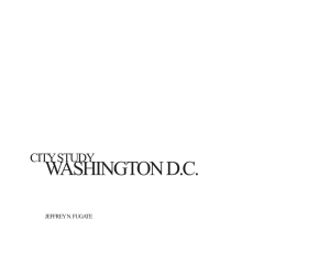 WASHINGTON D.C. CITY STUDY JEFFREY N. FUGATE