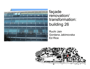 façade renovation/ transformation: building 26