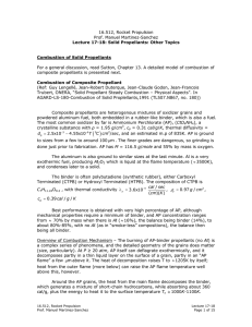 16.512, Rocket Propulsion Prof. Manuel Martinez-Sanchez