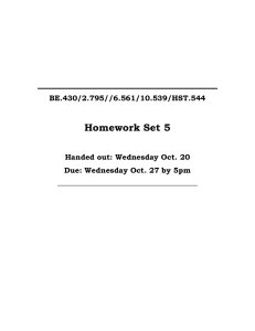 Homework Set 5