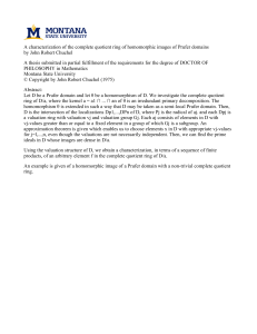 A characterization of the complete quotient ring of homomorphic images... by John Robert Chuchel