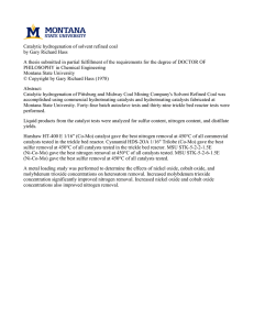 Catalytic hydrogenation of solvent refined coal by Gary Richard Hass