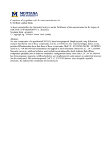 Complexes of a-pyridone with divalent transition metals by Clifford Carlton Houk