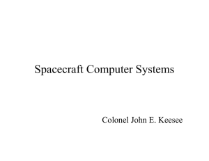 Spacecraft Computer Systems Colonel John E. Keesee