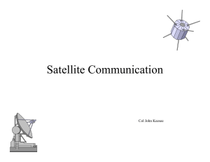 Satellite Communication Col John Keesee