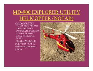 MD-900 EXPLORER UTILITY HELICOPTER (NOTAR)