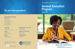 General Education Program Do you have questions? 2014-2015
