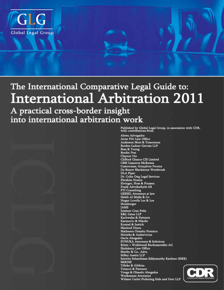 International Arbitration 2011