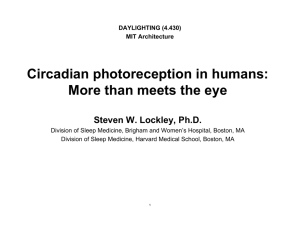 Circadian photoreception in humans: More than meets the eye