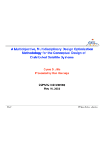 A Multiobjective, Multidisciplinary Design Optimization Methodology for the Conceptual Design of