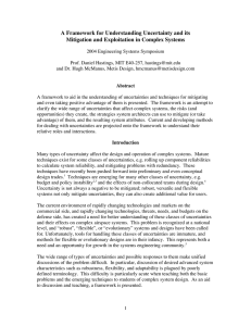 A Framework for Understanding Uncertainty and its
