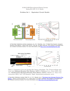 Problem 10.426/10.626 Electrochemical Energy Systems Spring 2014 MIT, M. Z. Bazant