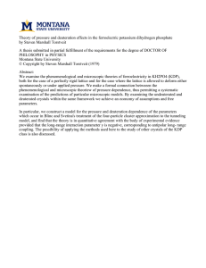 Theory of pressure and deuteration effects in the ferroelectric potassium... by Steven Marshall Torstveit