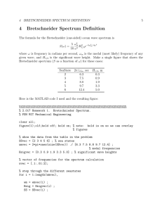 4 Bretschneider Spectrum Definition