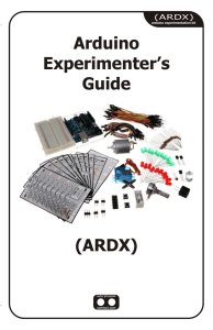 Arduino Experimenter’s Guide (ARDX)