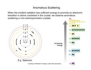Anomalous Scattering