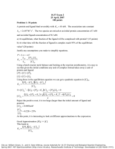 10.37 Exam 2 25 April, 2007 100 points Problem 1: 35 points