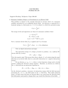 5.61 Fall 2013 Problem Set #5 Suggested Reading: McQuarrie, Pages 396-409