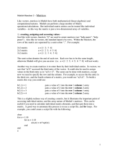 Matrices