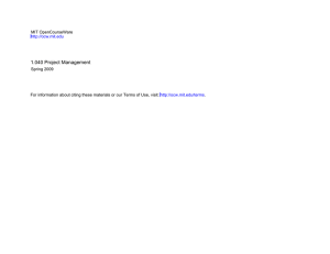 1.040 Project Management