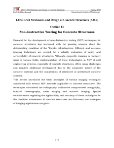 1.054/1.541 Mechanics and Design of Concrete Structures Spring 2004 Prof. Oral Buyukozturk