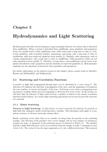 Hydrodynamics Chapter