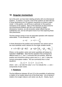 VI.  Angular momentum