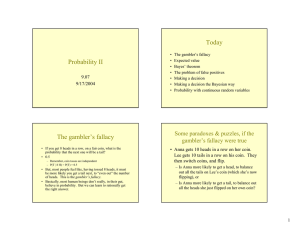 Today Probability II 9.07