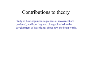 Contributions to theory