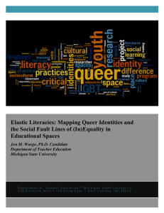 Elastic Literacies: Mapping Queer Identities and Educational Spaces