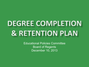 Educational Policies Committee Board of Regents December 10, 2013