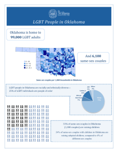 LGBT People in Oklahoma 6,100 same-sex couples