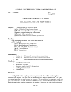 1.103 CIVIL ENGINEERING MATERIALS LABORATORY (1-2-3)  LABORATORY ASSIGNMENT NUMBER 8