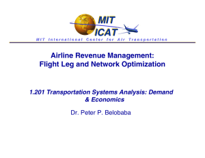 MIT  ICAT Airline Revenue Management: